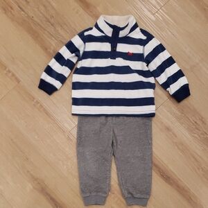 2pc Fleece jogger set ~ Carter's 24 mos